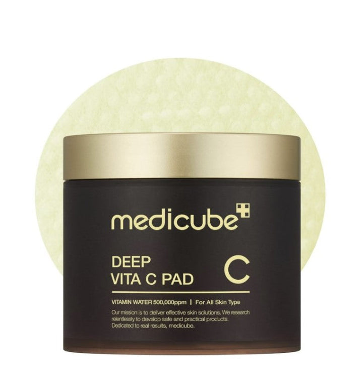 Medicube Deep Vita C Facial Pads, Vitamin C Toner Pads 70
