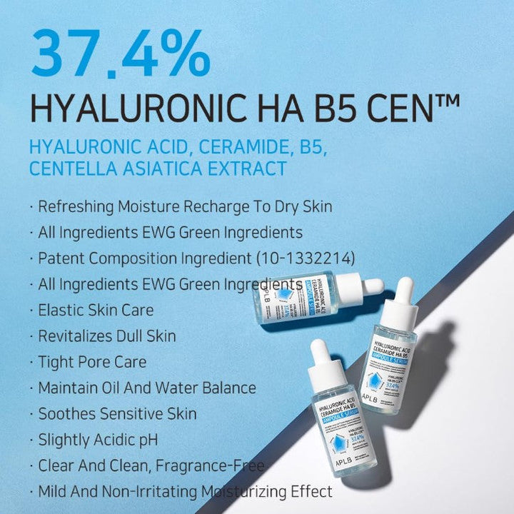 APLB Hyaluronic Acid Ceramide HA B5 Ampoule Serum 40ml / 1.35 fl. oz.