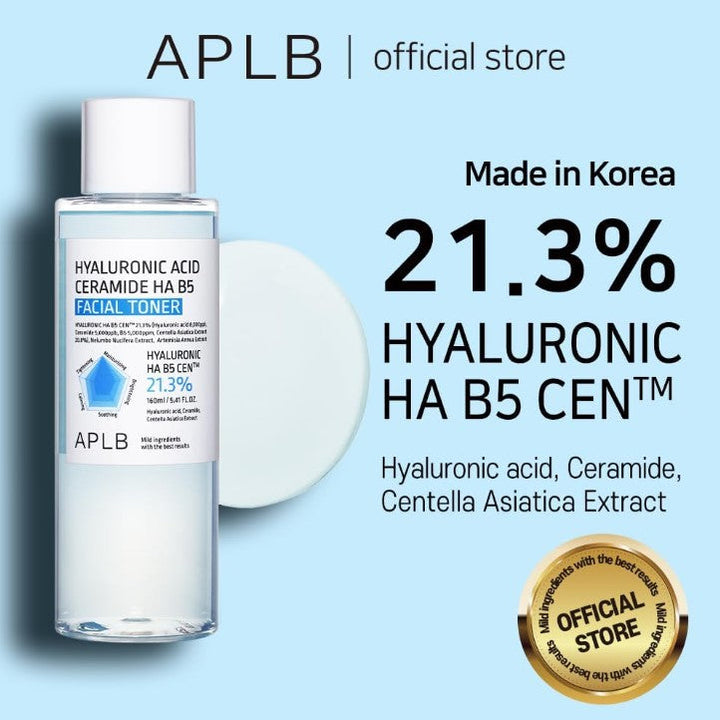 APLB Hyaluronic Acid Ceramide HA B5 Facial Toner 160ml / 5.41 fl. oz.