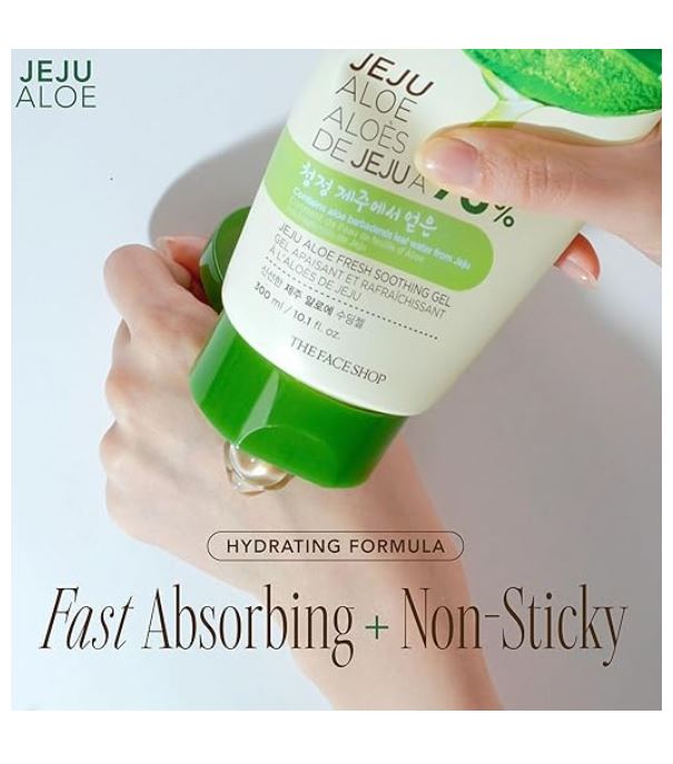 The Face Shop Jeju Aloe Soothing Gel Tube 300ml / 10.1 fl. oz.