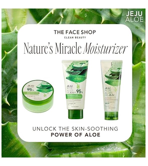 The Face Shop Jeju Aloe Soothing Gel Tube 300ml / 10.1 fl. oz.