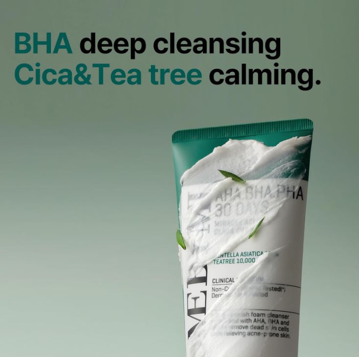 SOME BY MI AHA BHA PHA 30 Days Miracle Acne Clear Foam 100ml / 3.38 oz
