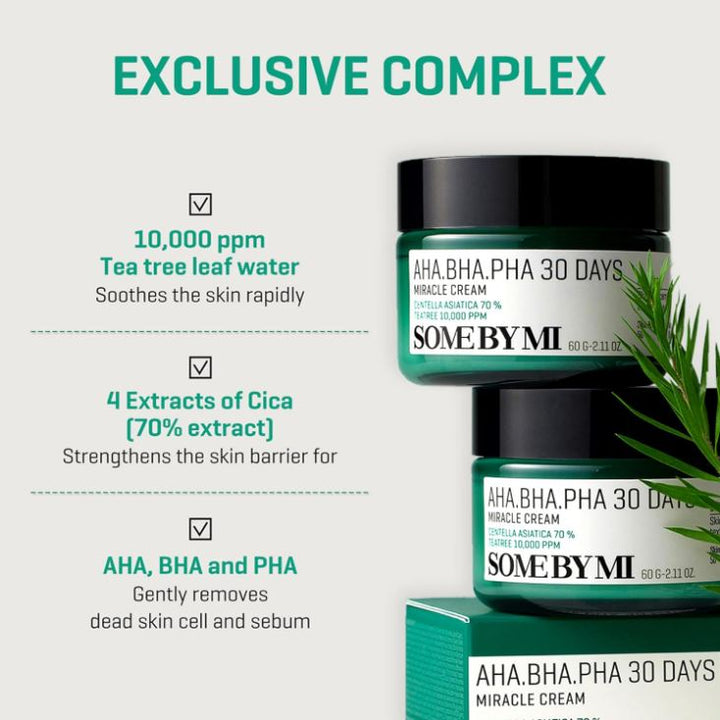 SOME BY MI AHA BHA PHA 30 Days Miracle Cream 60ml / 2.02 oz.