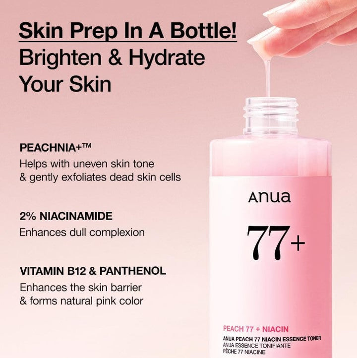 ANUA Peach 77 Niacin Essence Toner 250ml