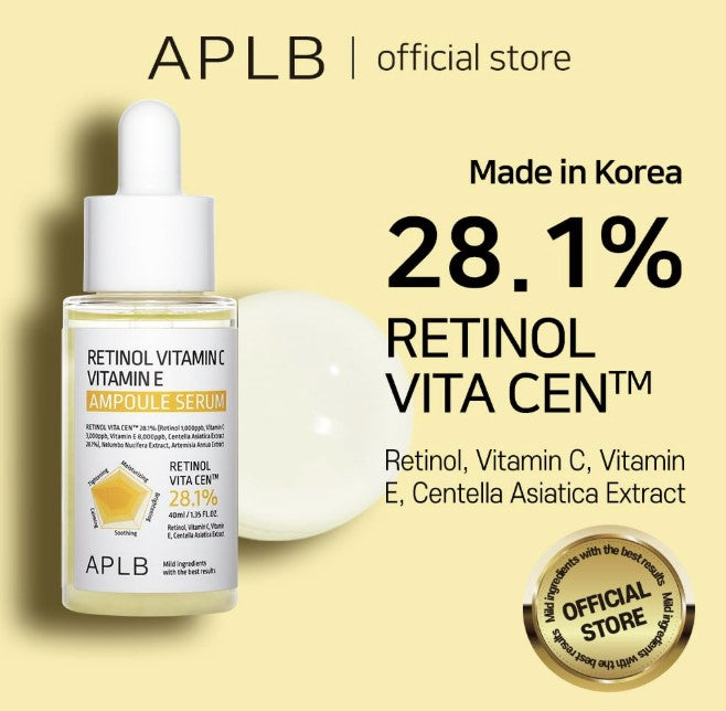 APLB Retinol Vitamin C Vitamin E Ampoule Serum 1.35fl. oz.