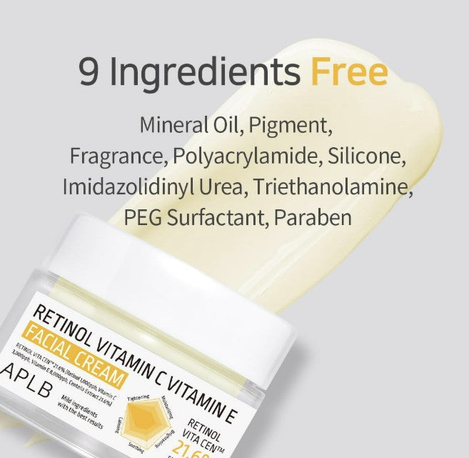 APLB Retinol Vitamin C Vitamin E Facial Cream 1.86 fl. oz.