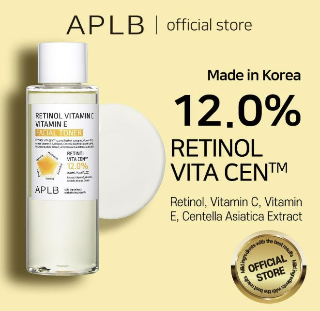 APLB Retinol Vitamin C Vitamin E Facial Toner 5.41fl. oz.