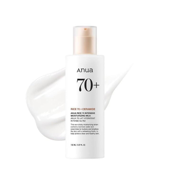 ANUA Rice 70 Intensive Moisturizing Milk, Lotion 150ml / 5.07fl. oz.