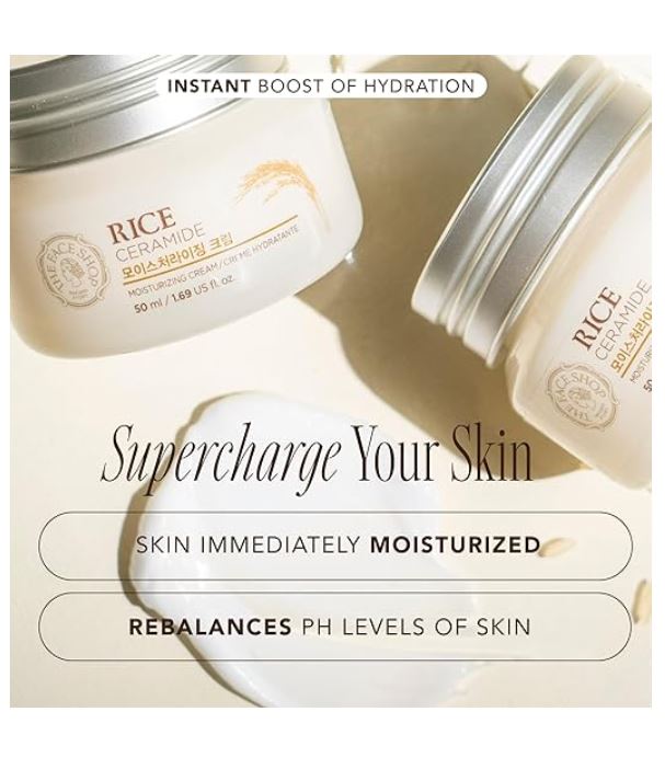The Face Shop Rice Ceramide Moisturizing Cream 50ml / 1.69 fl. oz.