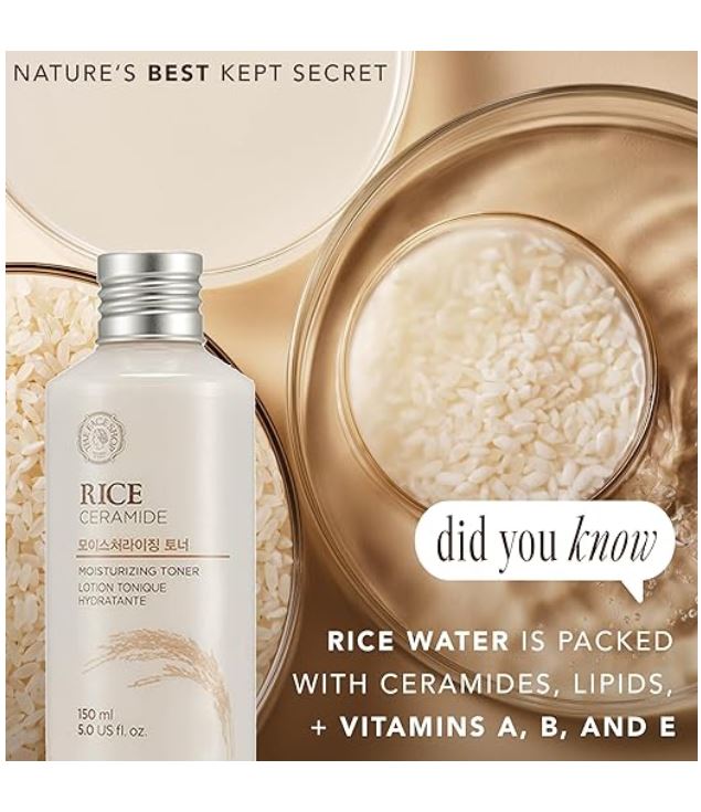 The Face Shop Rice Ceramide Moisturizing Toner 150ml / 5 fl. oz.