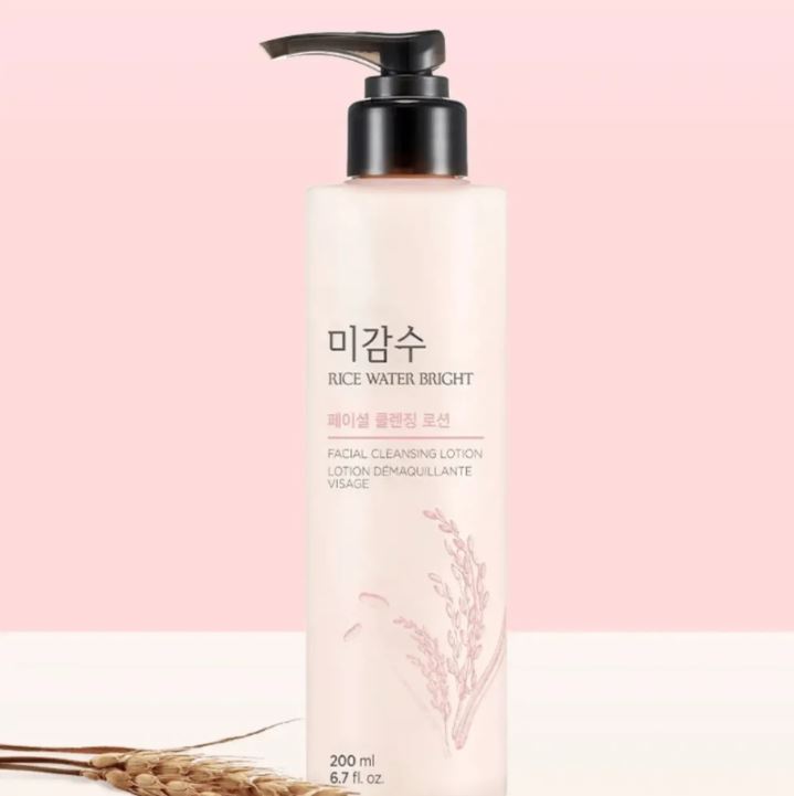 The Face Shop Rice Water Bright Facial Cleansing Lotion 200ml / 6.7 fl. oz.