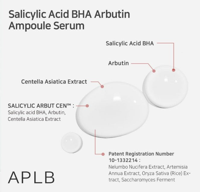 APLB Salicylic Acid BHA Arbutin Ampoule Serum 1.35fl. oz.