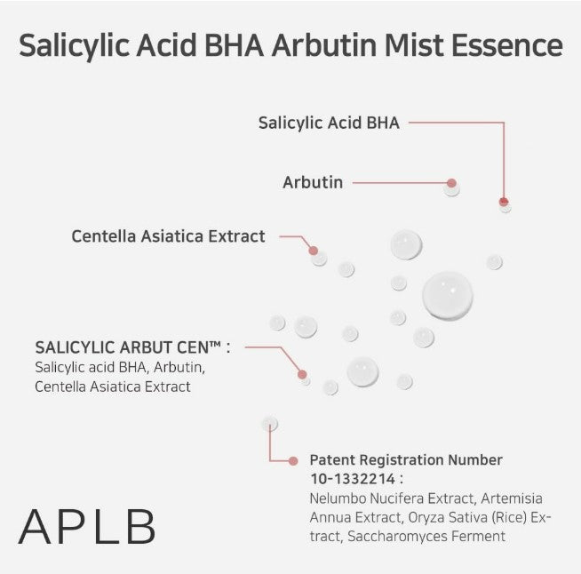 APLB Salicylic Acid BHA Arbutin Mist Essence 3.55fl. oz.