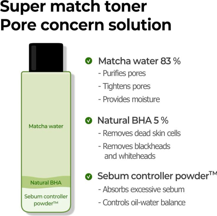 SOME BY MI Super Matcha Pore Tightening Toner 150ml / 5.07oz