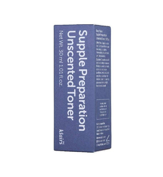 Dear Klairs Supple Preparation Unscented Toner 1.01fl. oz. / 30ml