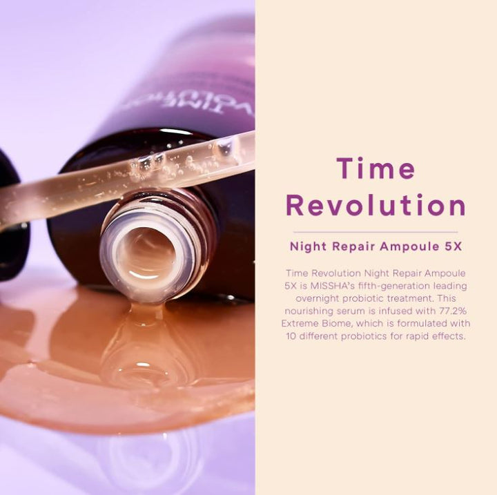 Missha Time Revolution Night Repair Face Serum Ampoule 50ml