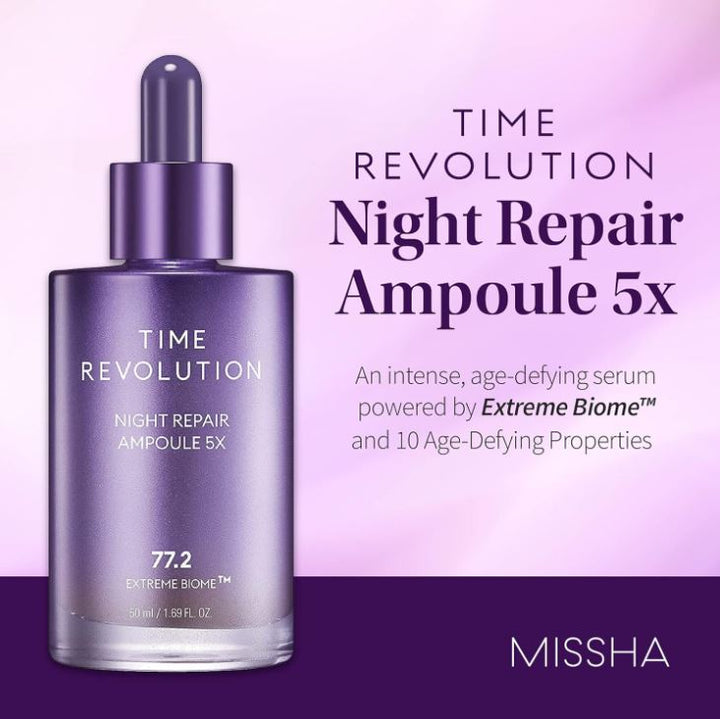 Missha Time Revolution Night Repair Face Serum Ampoule 50ml