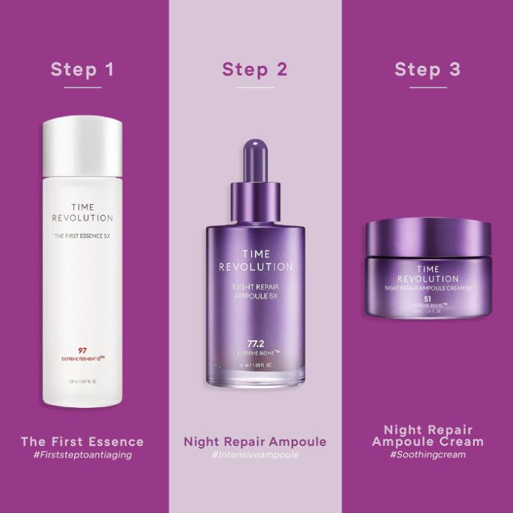 Missha Time Revolution Night Repair Face Serum Ampoule 50ml