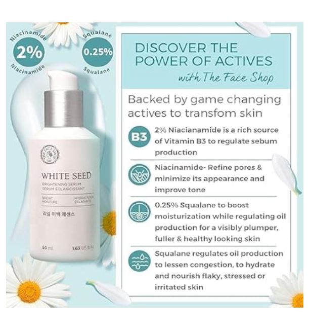 The Face Shop White Seed Brightening Face Serum 50ml / 1.69 fl. oz.