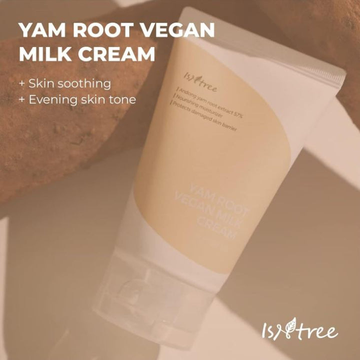 IsNtree Yam Root Vegan Milk Cream 80ml / 2.7 fl. oz.