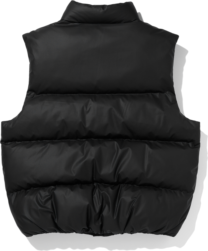 Essential Puffer Short Padded Vest - Black