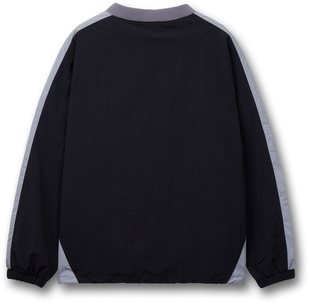 Tomboy Nylon Track Sweatshirt -  Black