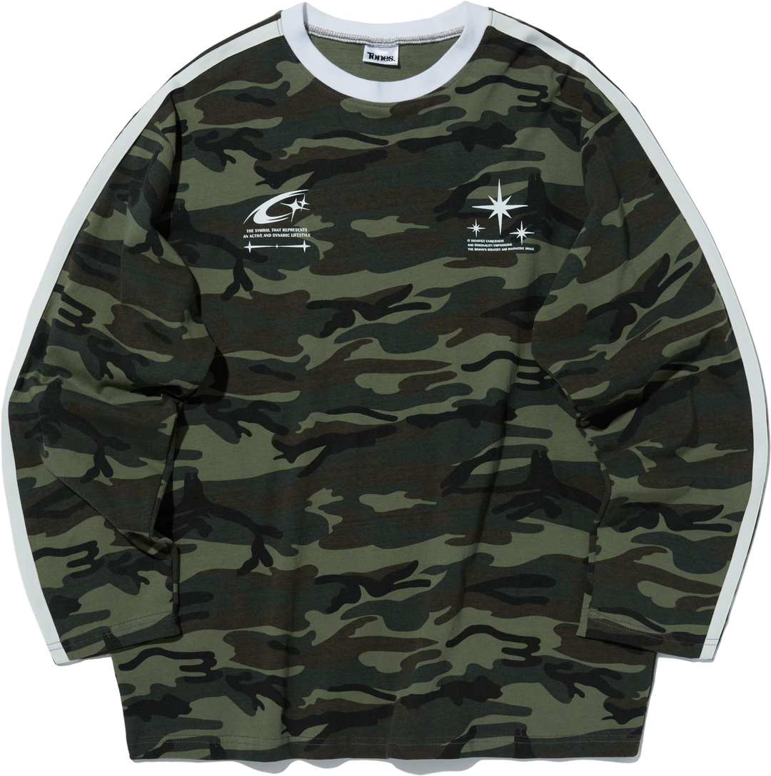 Military Track Long Sleeve - Camo