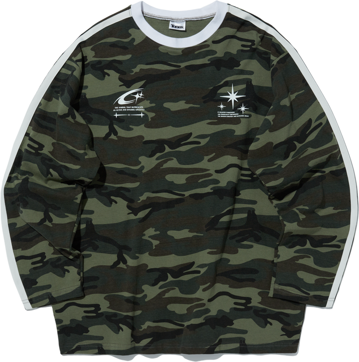 Military Track Long Sleeve - Camo