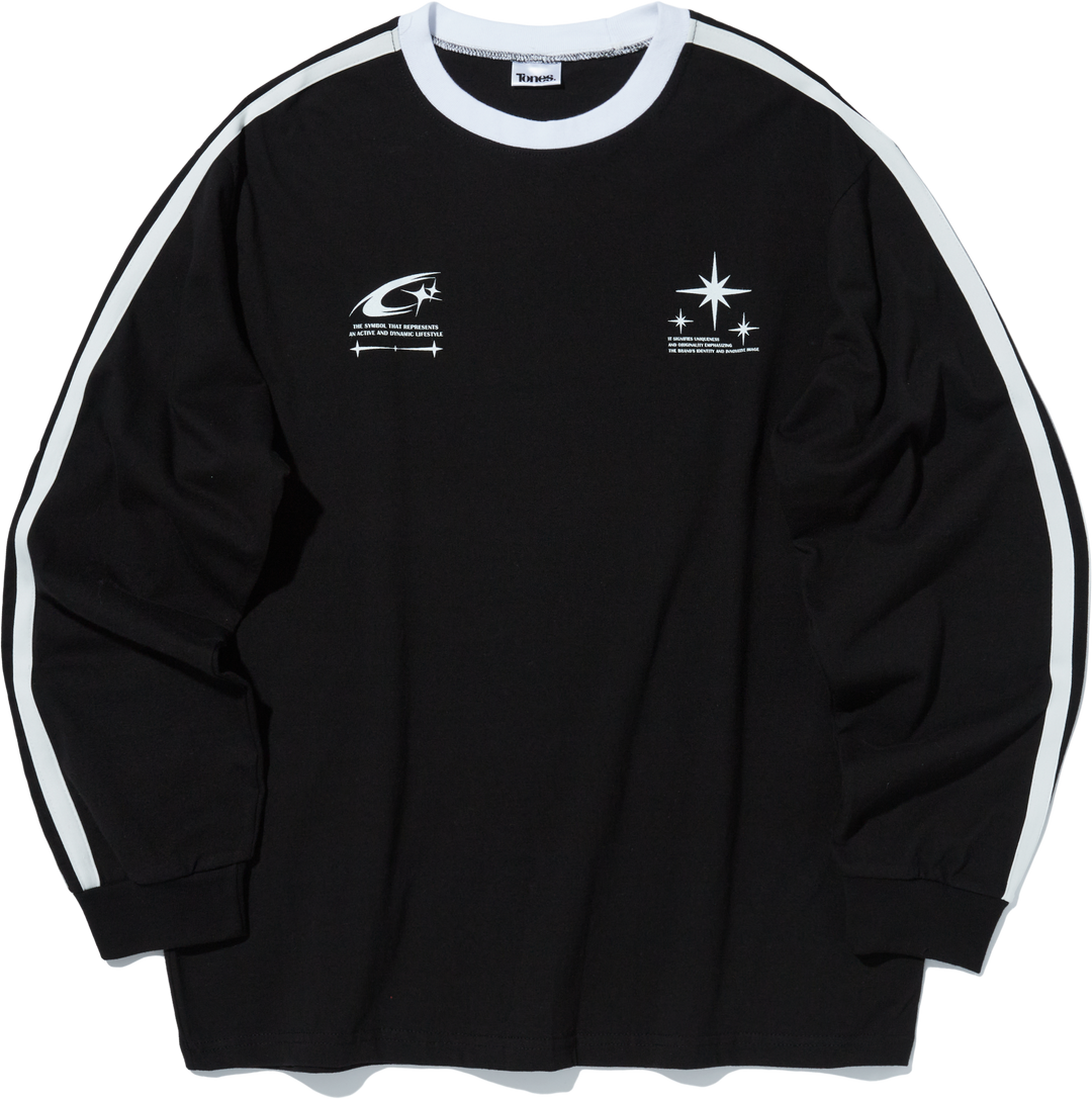 T-Vision Track Long Sleeve - BLACK