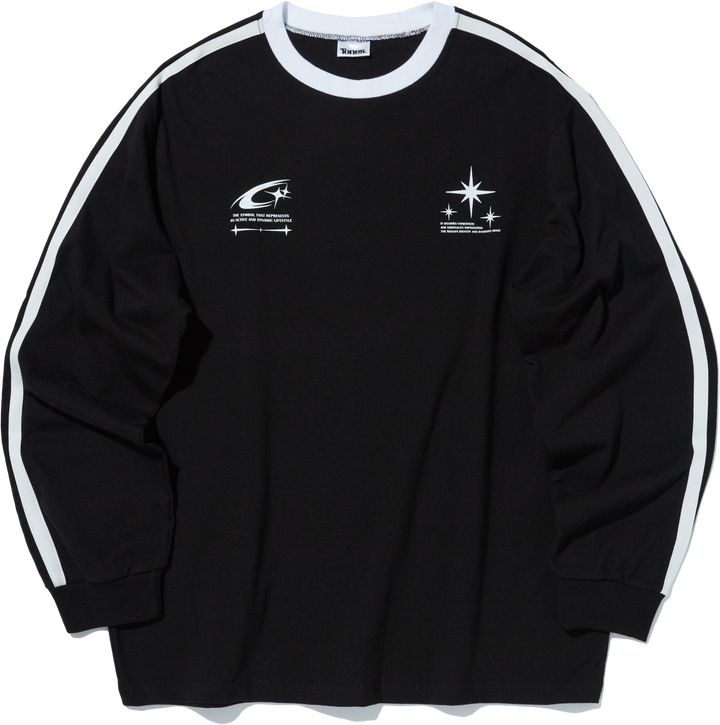 T-Vision Track Long Sleeve - BLACK