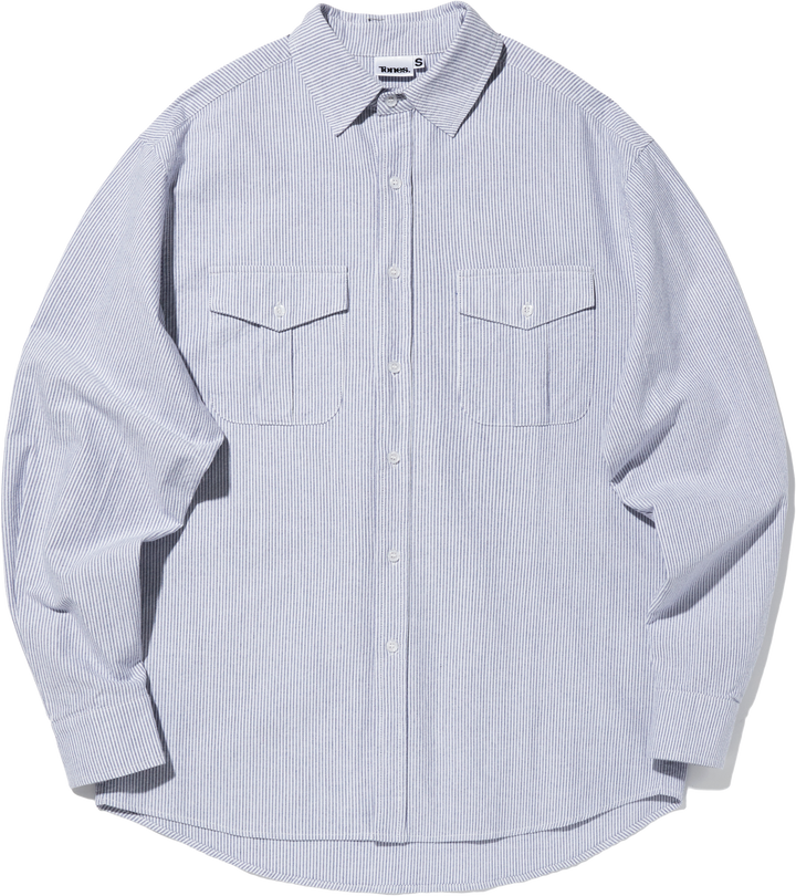 GW Stripe Oxford Shirt - NAVY