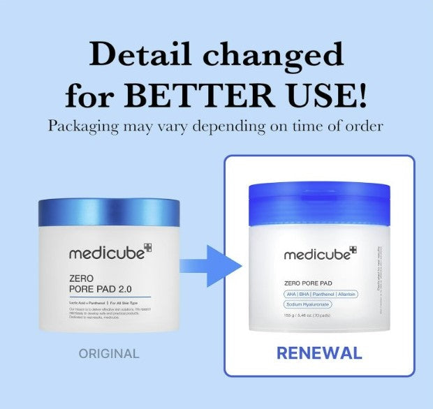 Medicube Zero Pore Pads 2.0 70 Pads